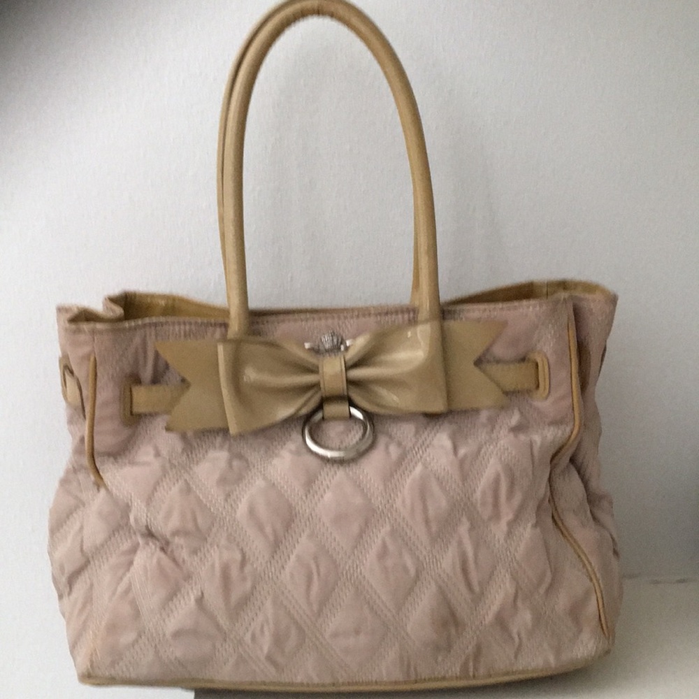 Brighton My Flat in London  Large Quilted Tote Bag